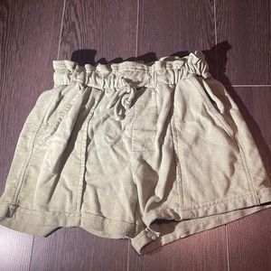 Army green shorts